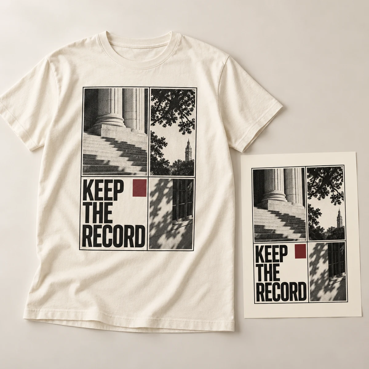 Keep the record collection illustration